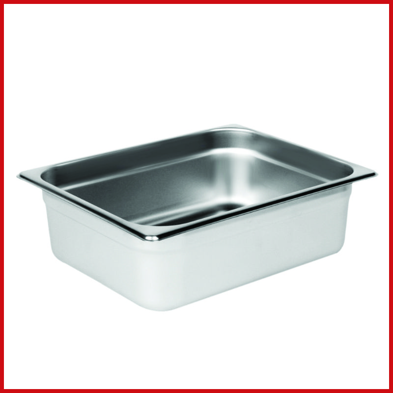 Stainless Steel Gastronorm Container - GN 1/2 - 100mm